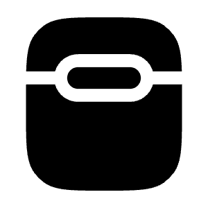 Airbuds Case Icon from Solar Bold Set