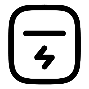 Airbuds Case Charge Icon from Solar Linear Set