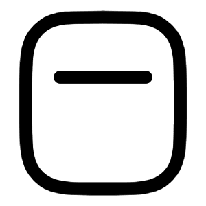 Airbuds Case Minimalistic Icon from Solar Linear Set