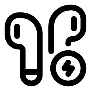 Airbuds Charge Icon from Solar Linear Set