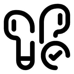 Airbuds Check Icon from Solar Broken Set