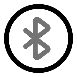 Bluetooth Circle Icon from Solar Line Duotone Set