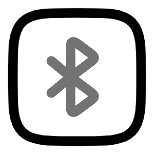 Bluetooth Square Icon from Solar Line Duotone Set