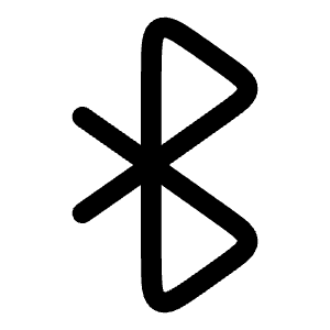 Bluetooth Icon from Solar Linear Set