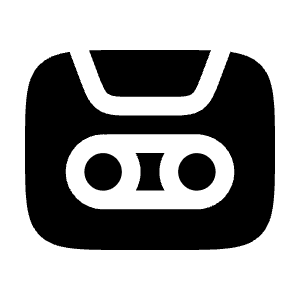 Cassette 2 Icon from Solar Bold Set