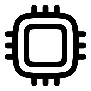 CPU Icon from Solar Linear Set