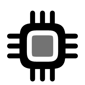 CPU Icon from Solar Bold Duotone Set