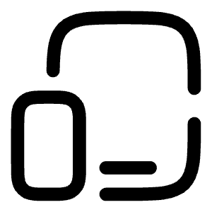 Devices Icon from Solar Broken Set