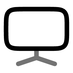 Display Icon from Solar Line Duotone Set