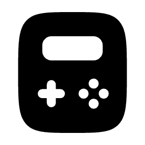 Gameboy Icon from Solar Bold Set