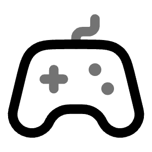 Gamepad Minimalistic Icon from Solar Line Duotone Set