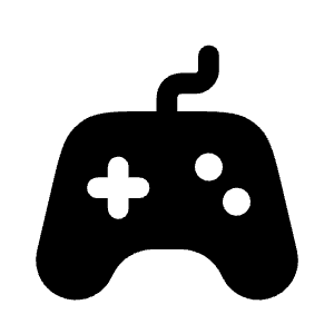 Gamepad Minimalistic Icon from Solar Bold Set