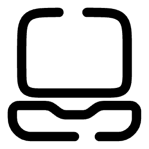 Laptop 3 Icon from Solar Broken Set