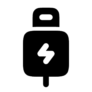 Lightning Icon from Solar Bold Set