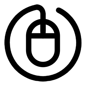 Mouse Circle Icon from Solar Linear Set