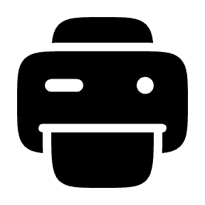 Printer 2 Icon from Solar Bold Set