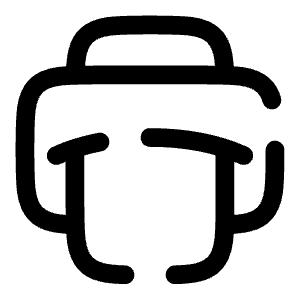 Printer Minimalistic Icon from Solar Broken Set