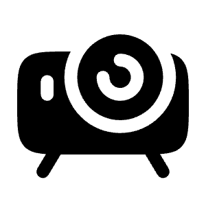 Projector Icon from Solar Bold Set