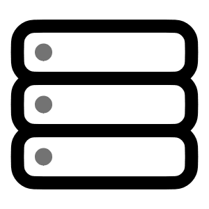 Server Minimalistic Icon from Solar Line Duotone Set