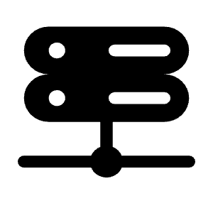Server Path Icon from Solar Bold Set