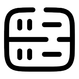 Server Square Icon from Solar Broken Set