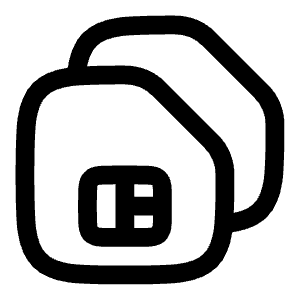 SIM Cards Icon from Solar Linear Set