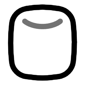 Smart Speaker Minimalistic Icon from Solar Line Duotone Set