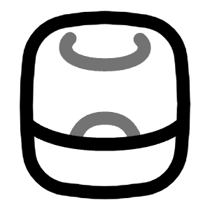 Smart Speaker Icon from Solar Line Duotone Set