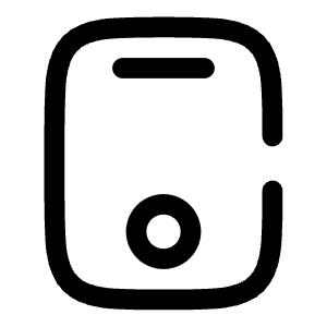 Smartphone 2 Icon from Solar Broken Set