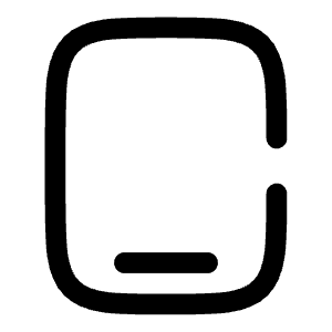 Smartphone Icon from Solar Broken Set