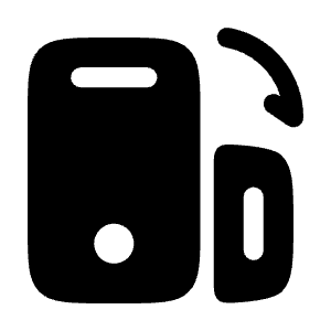 Smartphone Rotate Orientation Icon from Solar Bold Set