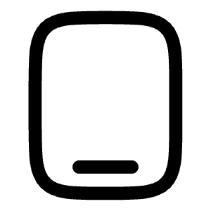 Smartphone Icon from Solar Linear Set