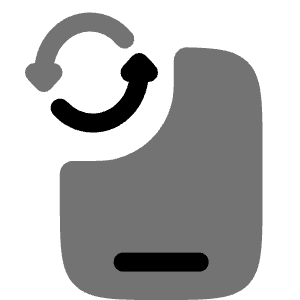 Smartphone Update Icon from Solar Bold Duotone Set