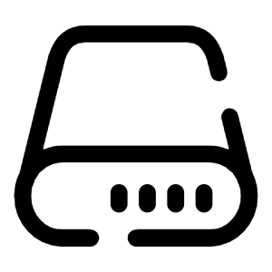 SSD Round Icon from Solar Broken Set