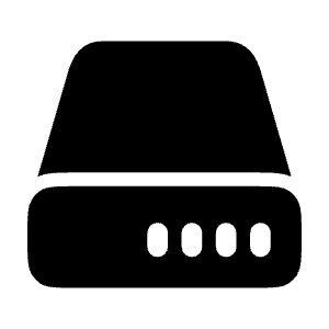 SSD Square Icon from Solar Bold Set