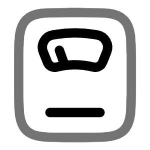 Weigher Icon from Solar Line Duotone Set