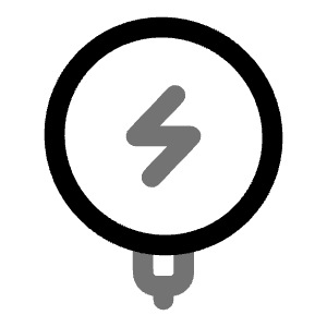 Wireless Charge Icon from Solar Line Duotone Set