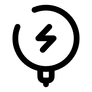 Wireless Charge Icon from Solar Broken Set