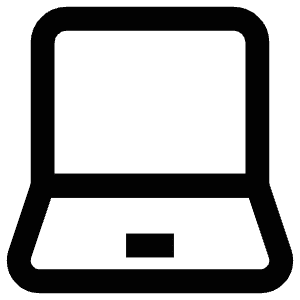 Laptop Icon from Atlas Line Set