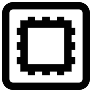 Microchip Icon from Atlas Line Set