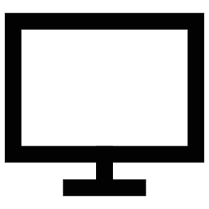 Tv Icon from Atlas Line Set