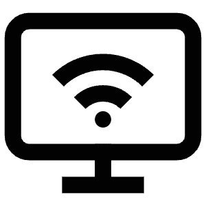 Wifi Monitor Icon from Atlas Line Set