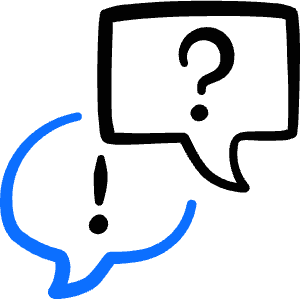 Conversation Question Warning 3 Icon from Freehand Duotone - Free Set