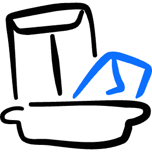 Drawer Envelope Icon from Freehand Duotone - Free Set