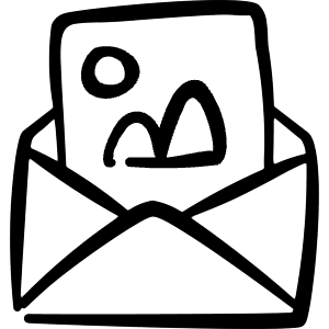 Email Action Image Icon from Freehand - Free Set