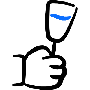 Emoji Hand Cheers Icon from Freehand Duotone - Free Set