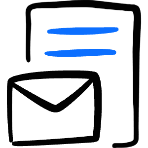 Envelope Paper Document Icon from Freehand Duotone - Free Set