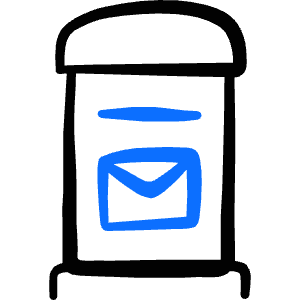 Mailbox Post 1 Icon from Freehand Duotone - Free Set