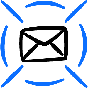 Read Email Target Icon from Freehand Duotone - Free Set