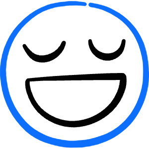 Smiley Blessed Icon from Freehand Duotone - Free Set